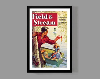 Vintage Fishing Choose Something Fun Poster Art Print Decor For Home