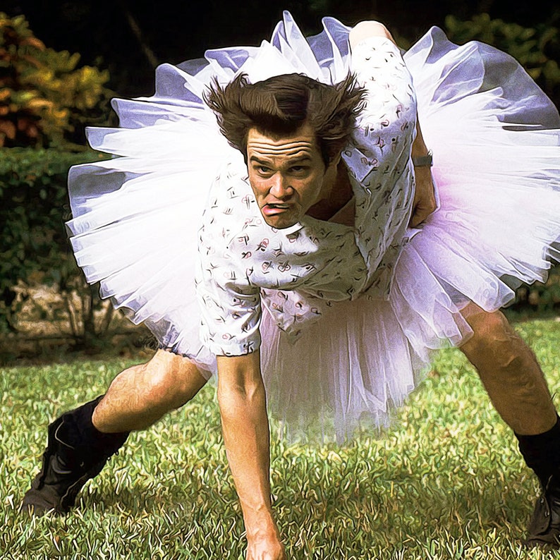Ace Ventura Movie Poster Ace Ventura Tutu Print Pet Etsy