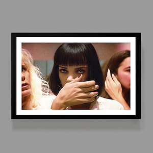 Pulp Fiction Movie POSTERS 24X36 WALL ART Vincent Vega Print Funny Bathroom Pulp Fiction Movie POSTERS 24X36 WALL ART Vincent Vega Print Funny Bathroom