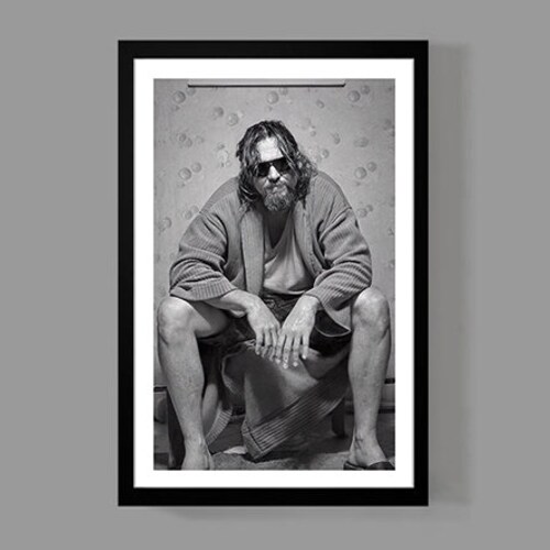The Big Lebowski Canvas Art Print the Dude Wall Art Etsy