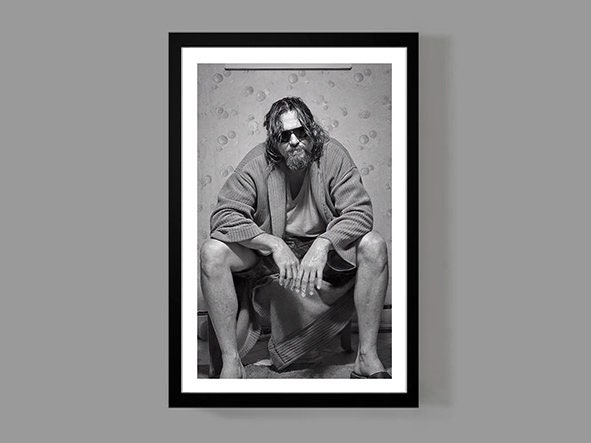 Discover The Dude Badezimmer - Big Lebowski Toilette - Lustige Badezimmerkunst