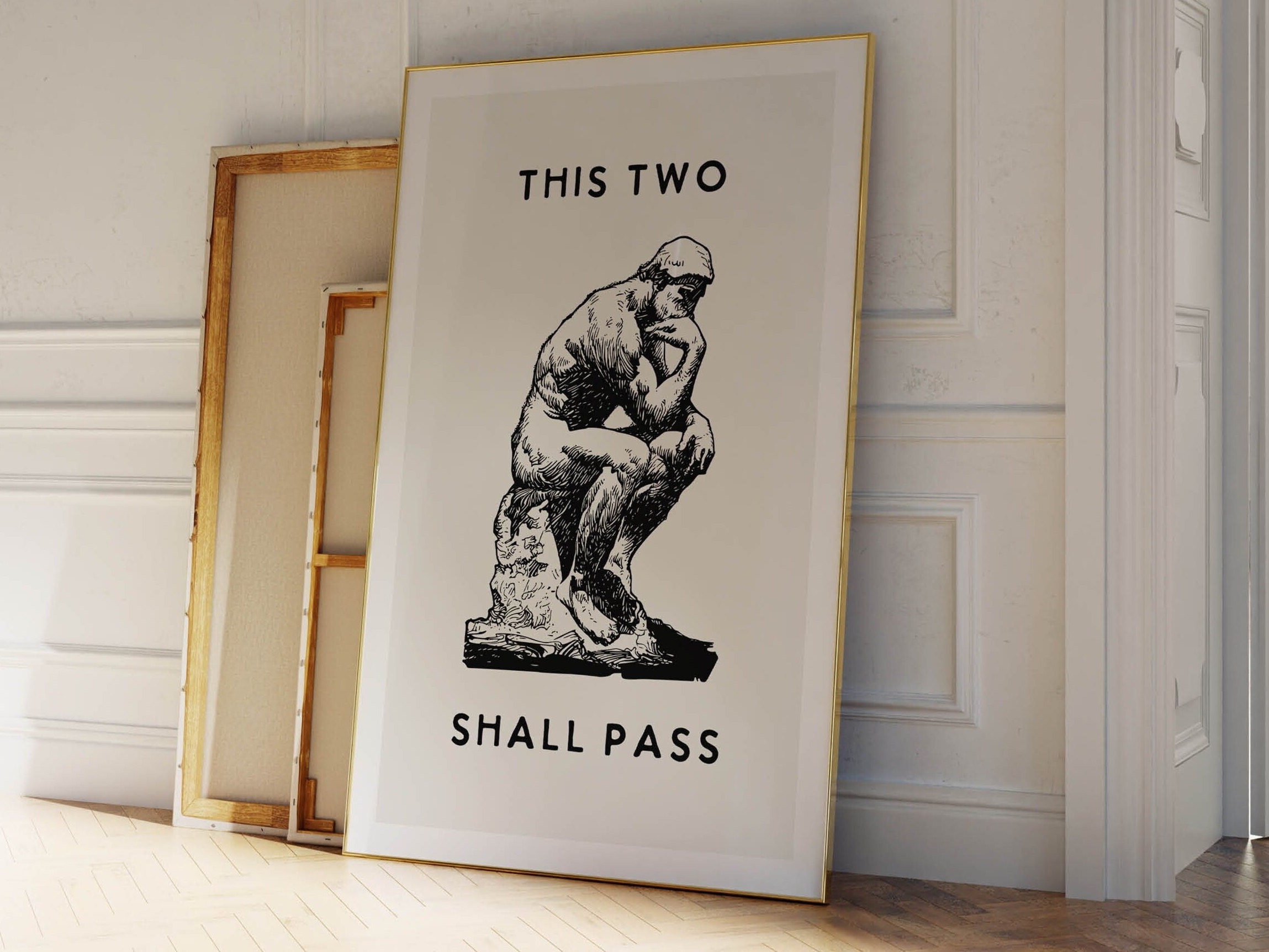 Retro Funny Bathroom Print Funny Bathroom Wall Art Bathroom Poster ...