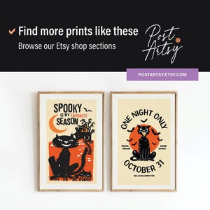 Killer Kitchen Art Horror Movie Prints Set of 5 Mix + Match Nightmare Kitchen Wall Decor Halloween Kitchen Dining Horror Gift for Home image 8