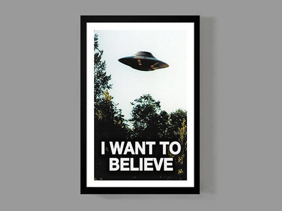 The X Files I Want To Believe Tv Poster Print Lod2da2b2