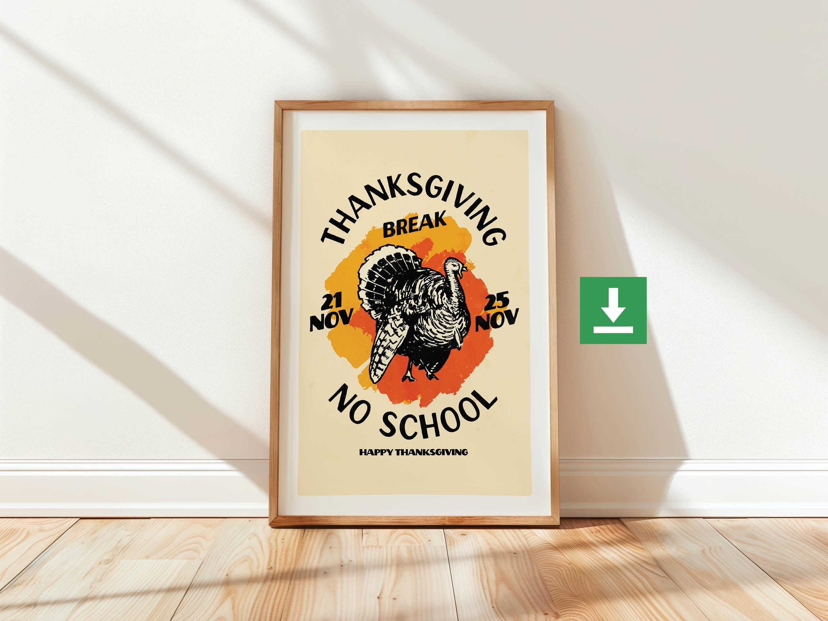 Thanksgiving poster - Etsy México, image size:2700x2025