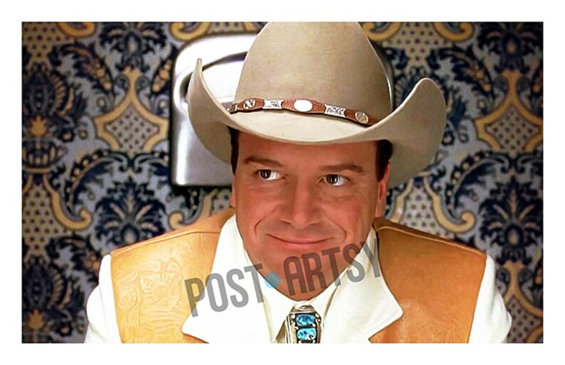 Austin Powers Movie Poster Cowboy Toilet Print Funny Etsy