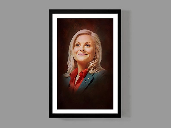 Leslie Knope Painting Parks and Recreation Poster