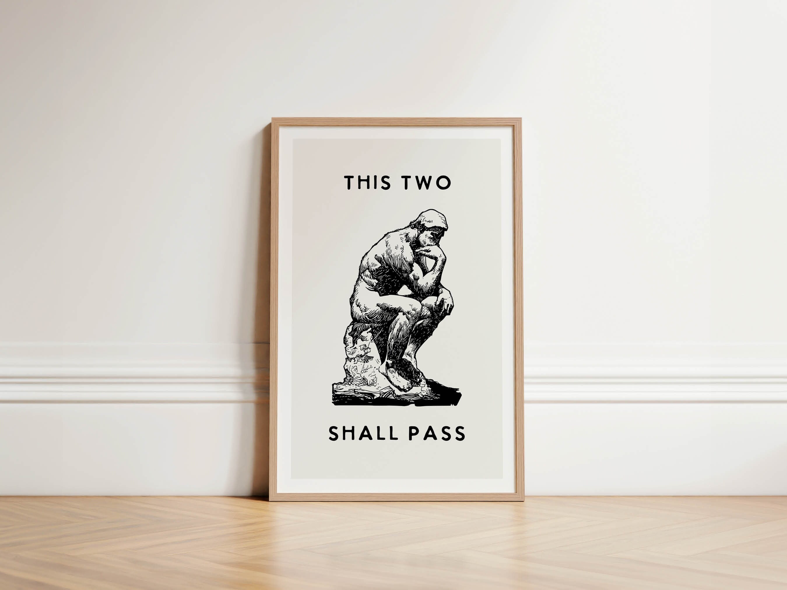 Retro Funny Bathroom Print Funny Bathroom Wall Art Bathroom Poster ...