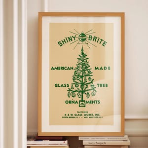 Retro vakantie kunstafdrukken kerst kunstposter set van 3 kerst muurafdrukken retro kerst decor keuken decor vakantie feest cadeau voor thuis afbeelding 4