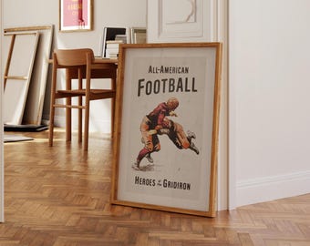 INEED Decor Football Baseball Metal Poster Metal Vintage Love Sports Tin Sign Art Wall Decor Retro Home Bar Club Iron Plaque – buy at low prices in the online store