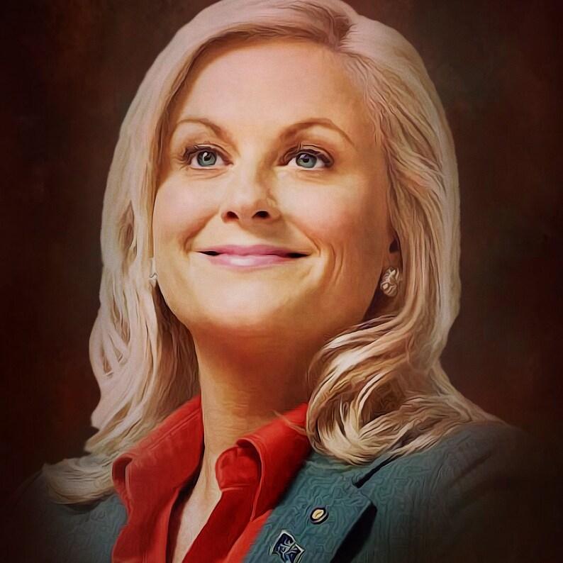 Leslie Knope Painting Parks and Recreation Poster Print | Etsy Leslie Knope Painting Parks and Recreation Poster Print | Etsy