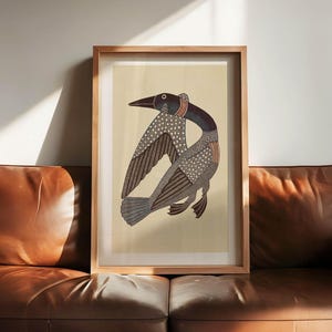 Spirit Loon Art Prints: Rustic Outdoors Art, Lake House Decor, Set of 2 image 4