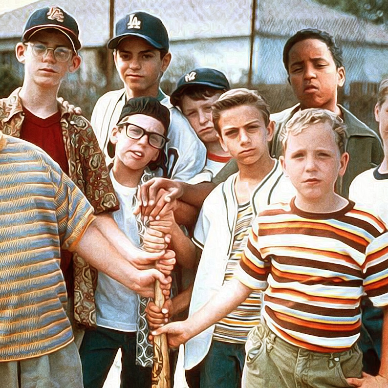 The Sandlot Movie Poster Print Fun Kids Bedroom Sports Etsy