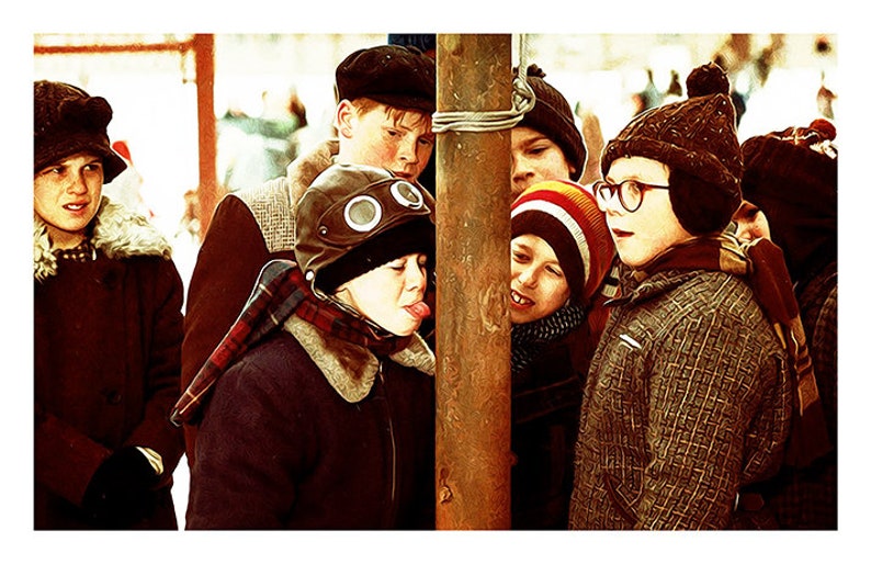 A Christmas Story Movie Poster Flagpole Print Funny Home Etsy UK