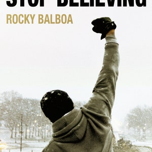 Rocky Movie Poster Rocky Balboa Inspirational Quote Print - Etsy