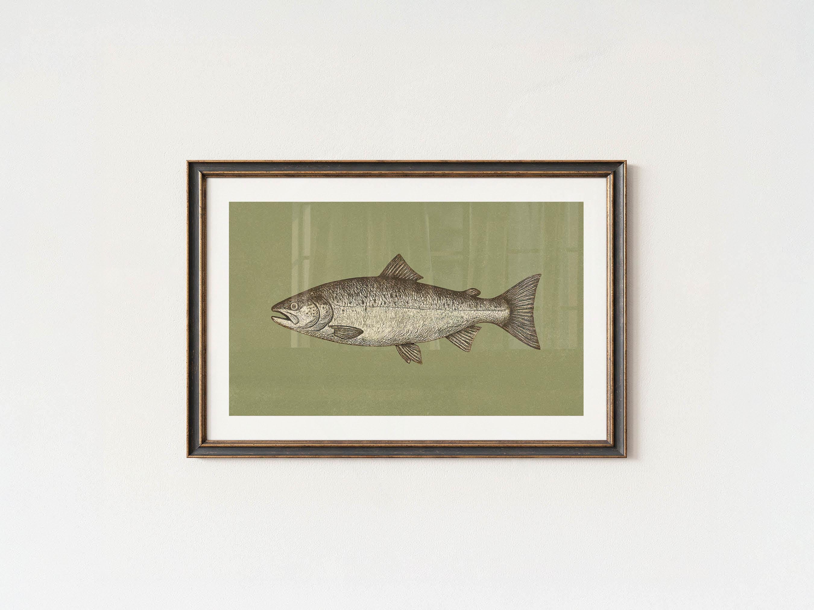 Décoration murale en carton à monter soi-même : Poisson Picasso