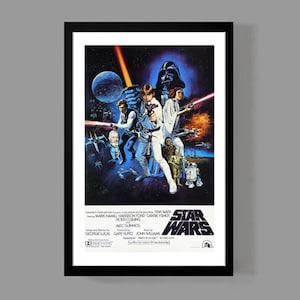 Star Wars 1977 movie poster print #013 