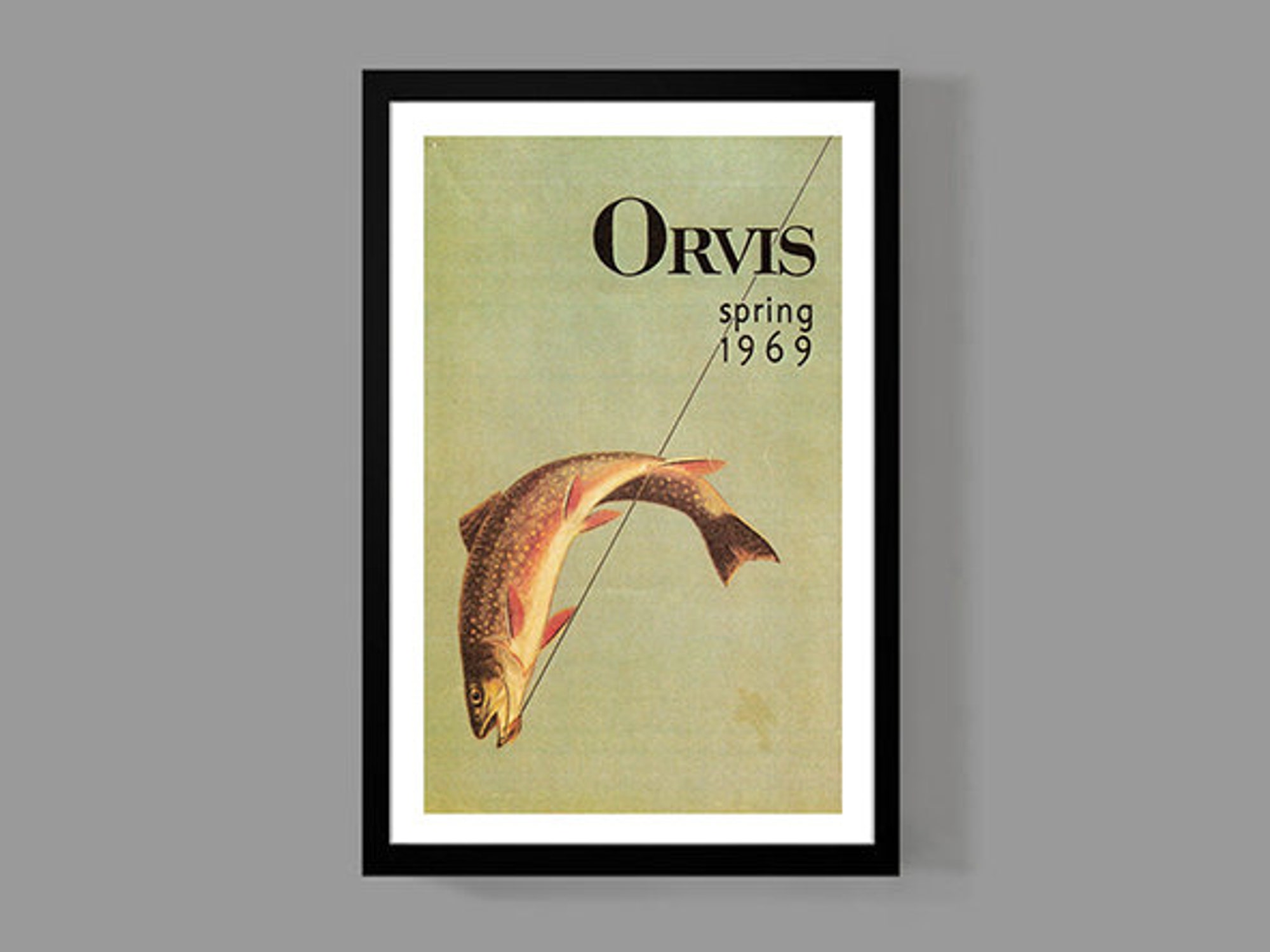 Discover Best Vintage Fishing Poster - Best Retro Fishing Print - Travel Poster