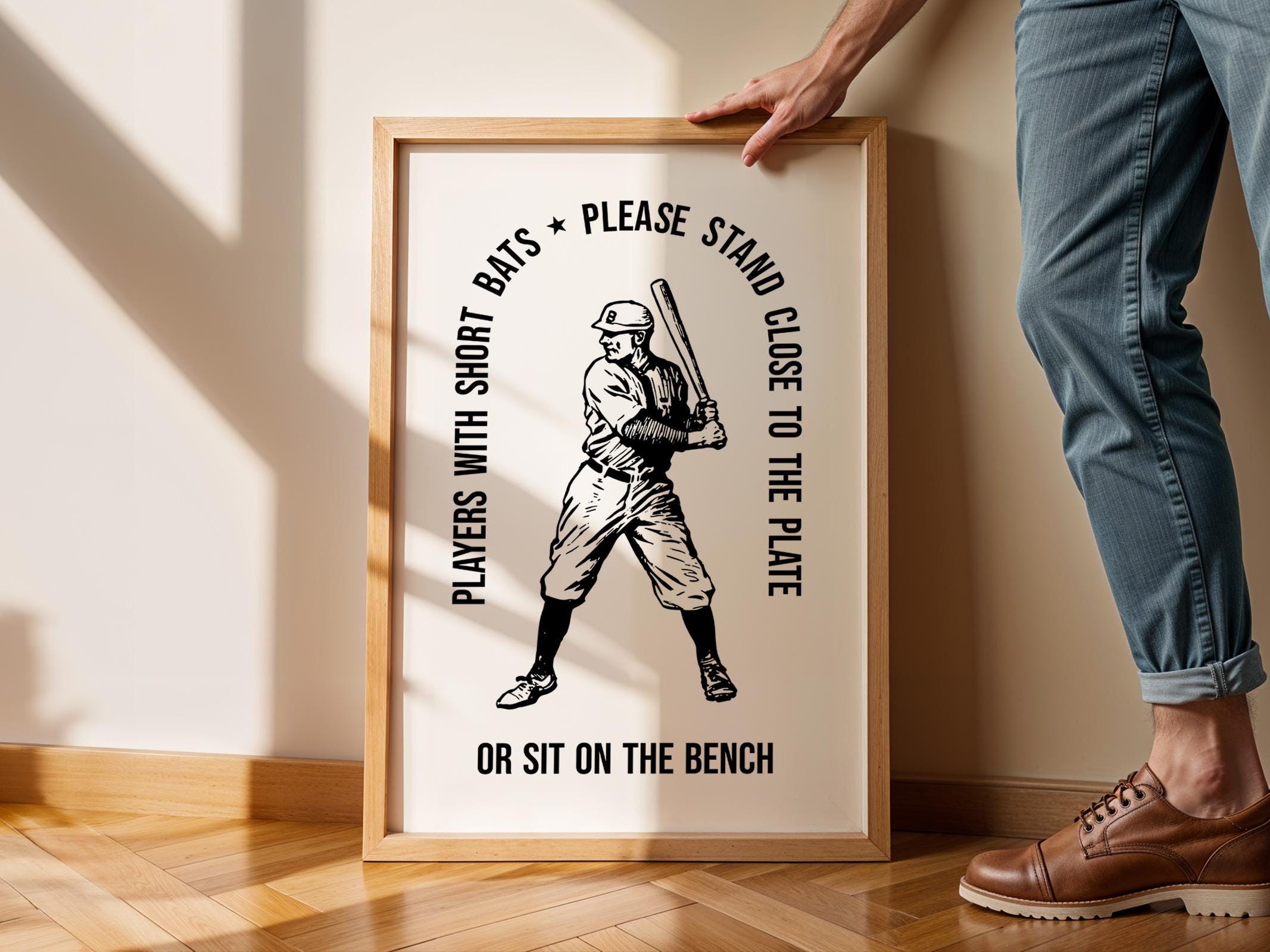 Baseball Bathroom Art Print Bathroom Wall Decor Guest Bathroom Boys Bathroom Poster Quote Bathroom Sign Toilet Humor Home Sports