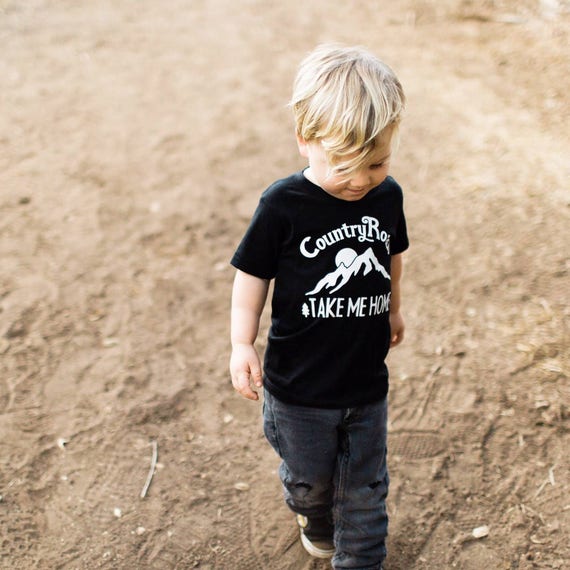 Country Roads Kids Tee, Cool Kids Clothes, Hip Kids Shirts, Hipster Kids,  Modern Kids Clothes, Trendy Kids Shirts, Graphic Tees - Etsy