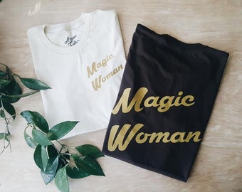 Magic Woman Tee - Ready to Ship - graphic tee, women's tee, modern tee