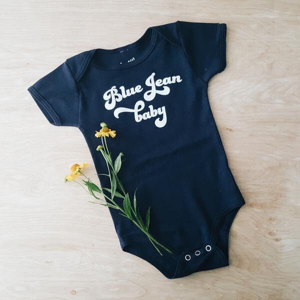 Blue Jean Shirt Etsy