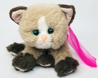purring kitten stuffed animal