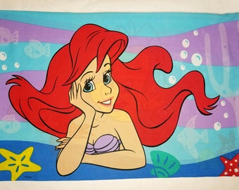 Little Mermaid personnage Ruban Imprimé Grosgrain Vendeur Britannique