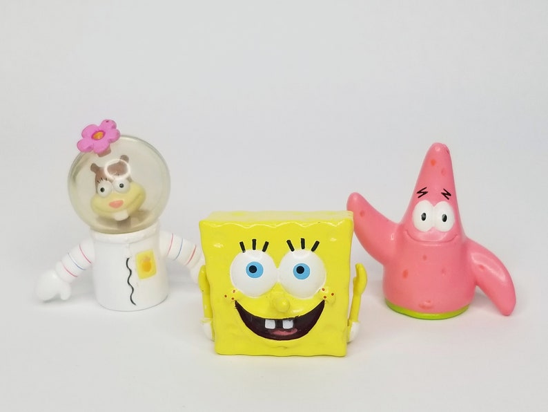 Vintage SpongeBob Squarepants Finger Puppets Lot 90s Y2k Baby Etsy