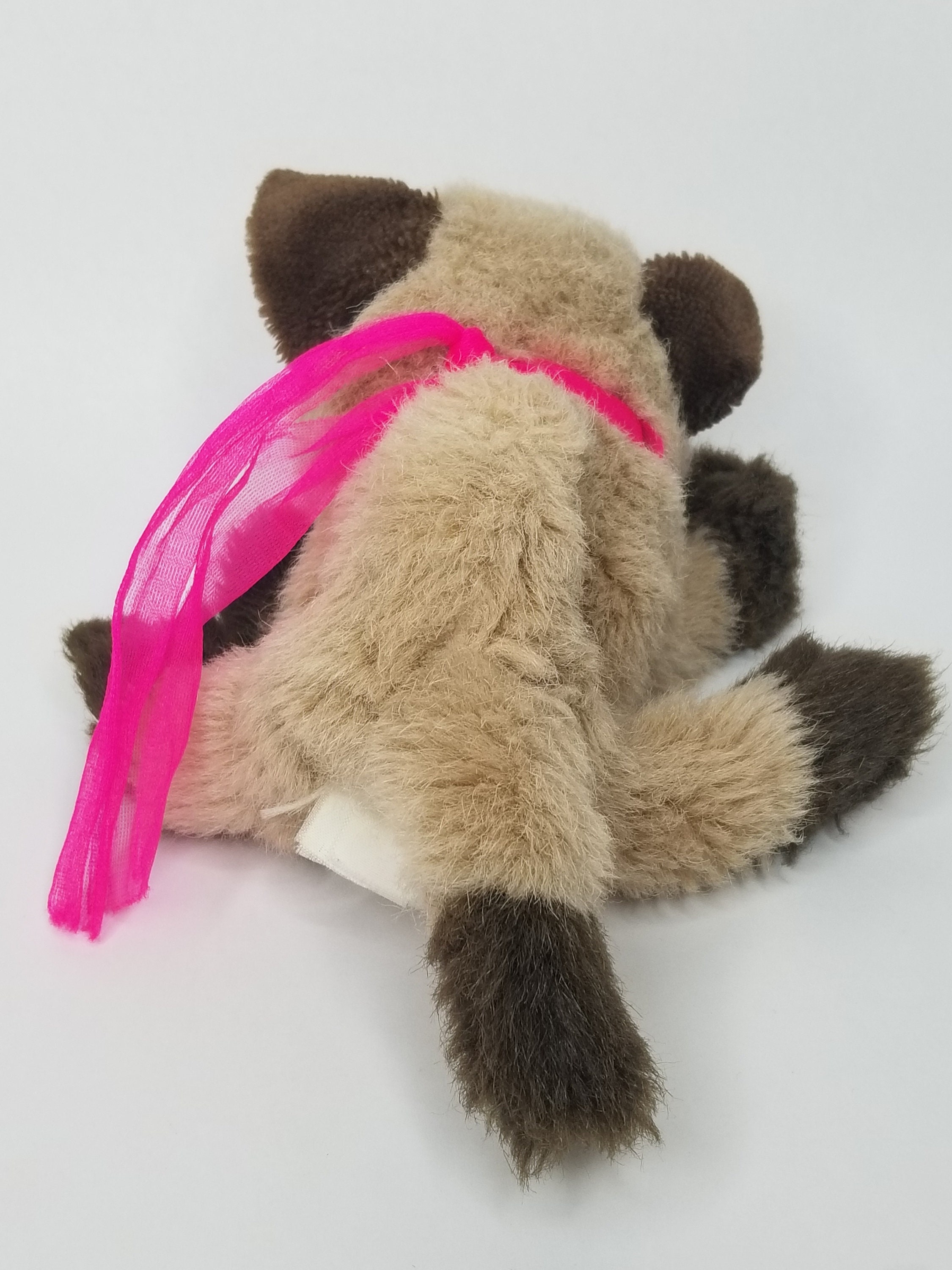 Rare HTF Kitty Kitty Kitten Purring Plush with Pink Ribbon Toy | Etsy