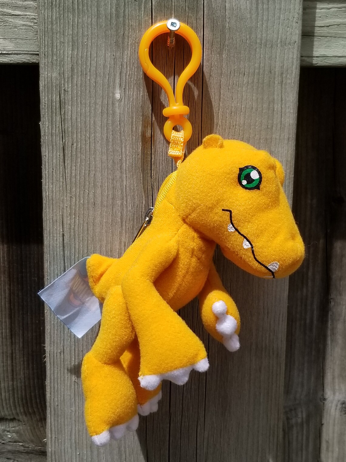 Rare Digimon Agumon Plush Coin Purse Keychain Backpack Clip | Etsy