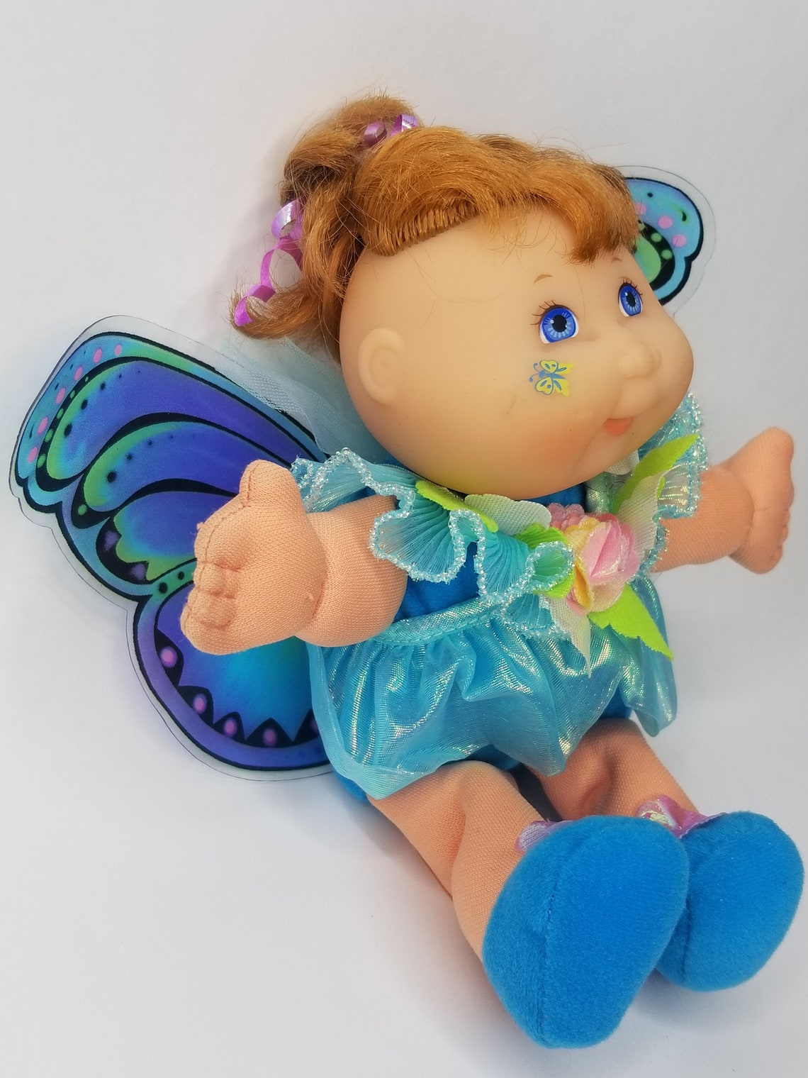 1995 Cabbage Patch Kids Butterfly Garden Fairies Blue Plush Etsy