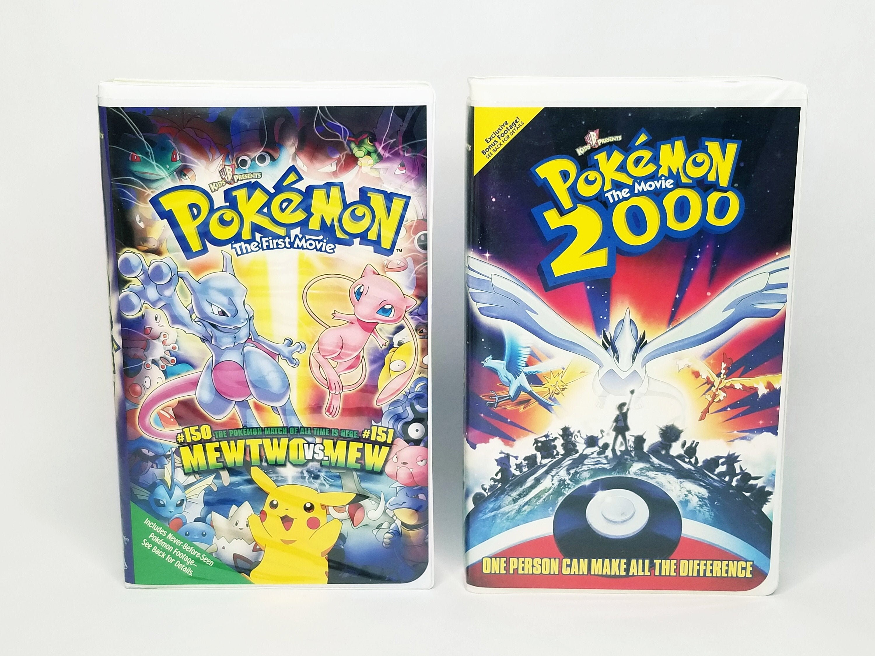 Vintage Pokemon VHS Tapes Lot Anime Movie Tv Show 90s Y2k Kid Etsy