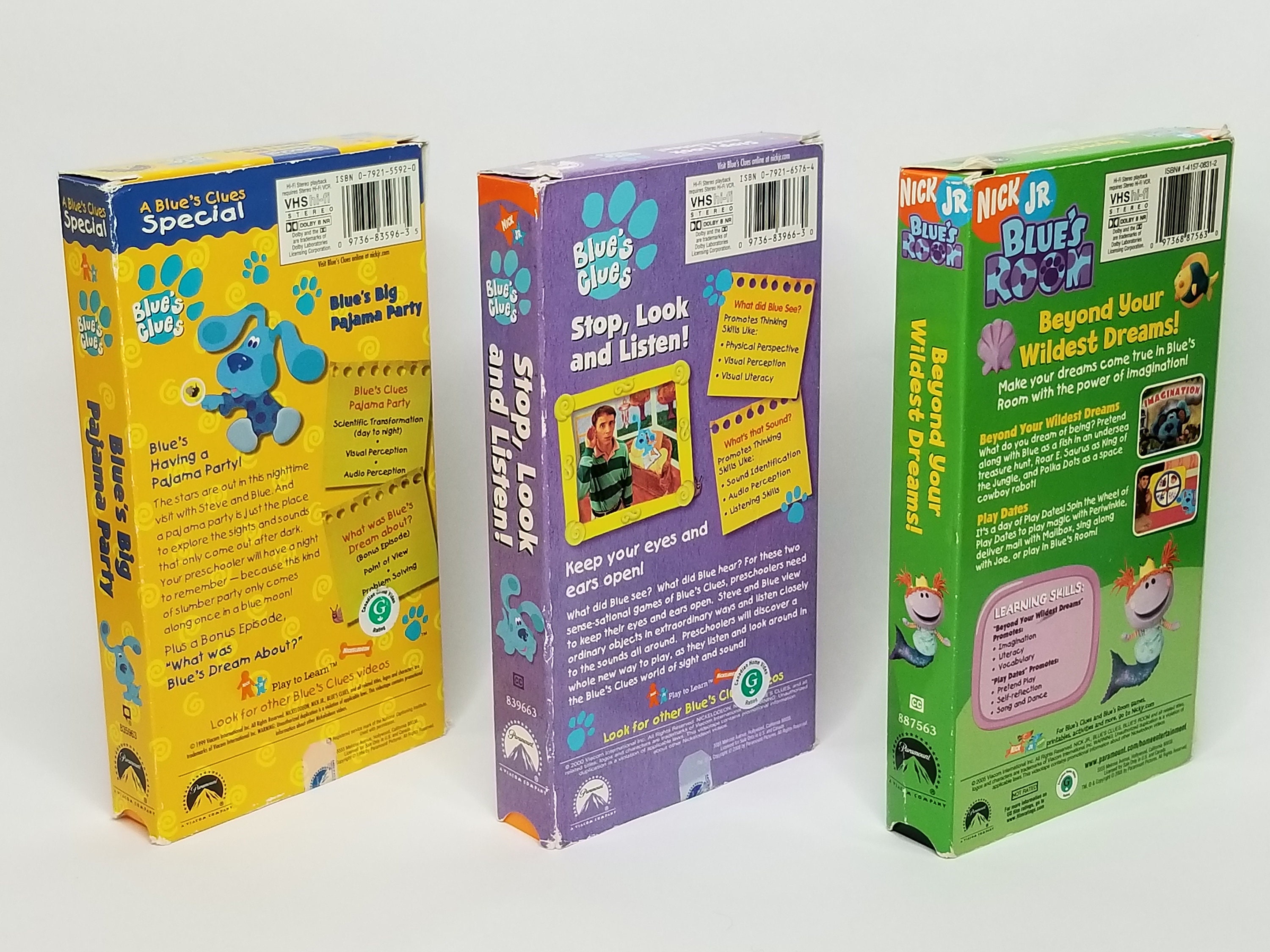 Closing To Blues Clues Cafe Blue 2001 Vhs 41 - 9v7t7ca
