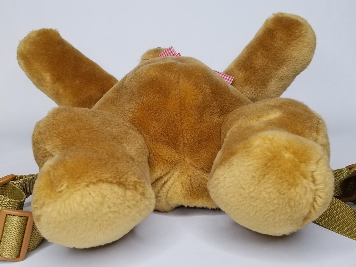 90s Plush Teddy Bear Backpack Stuffed Animal Rucksack Knapsack Etsy