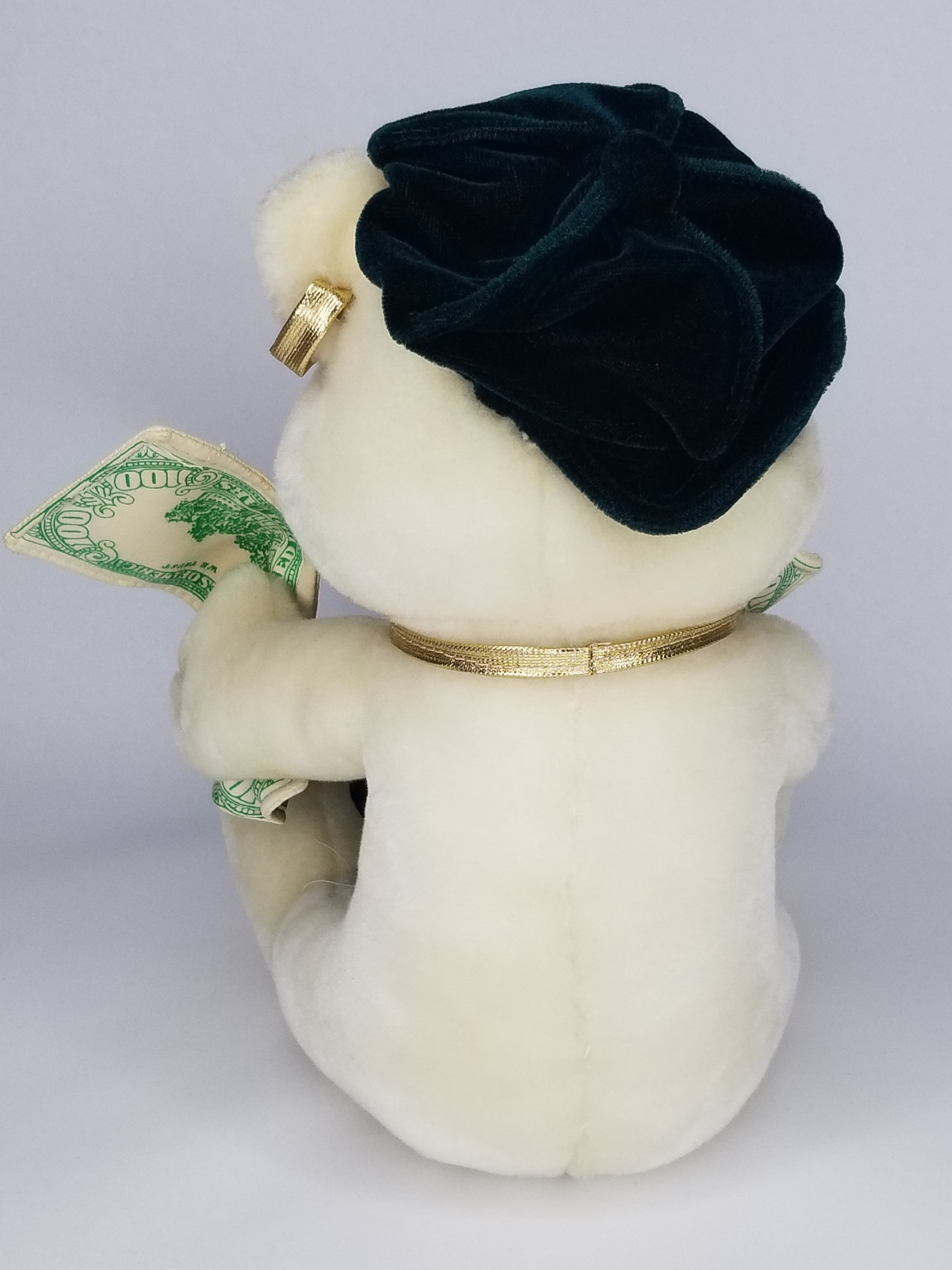 Rare Vintage Money Bags Bear 11 Plush Stuffed Animal Etsy