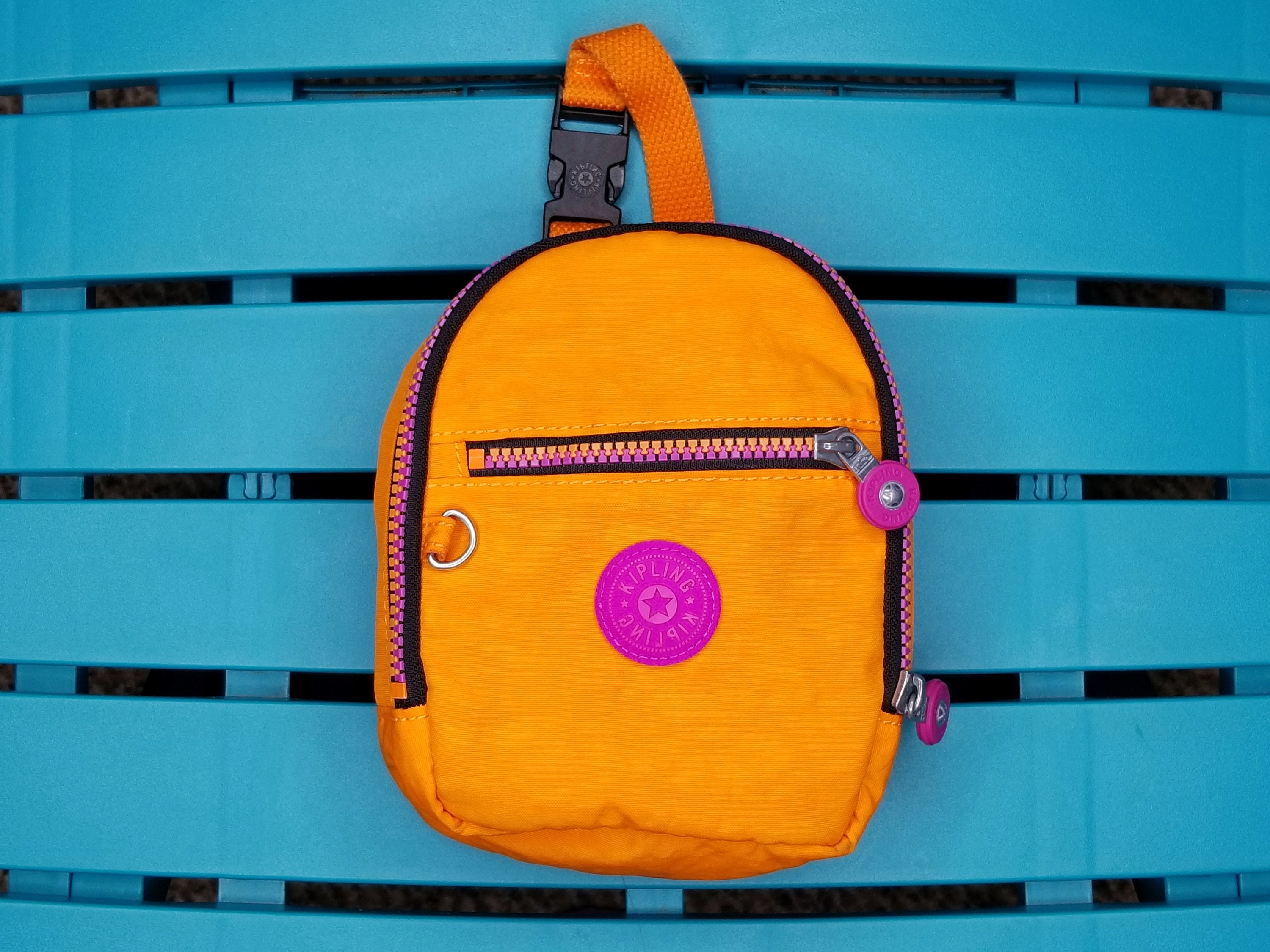 kipling orange backpack