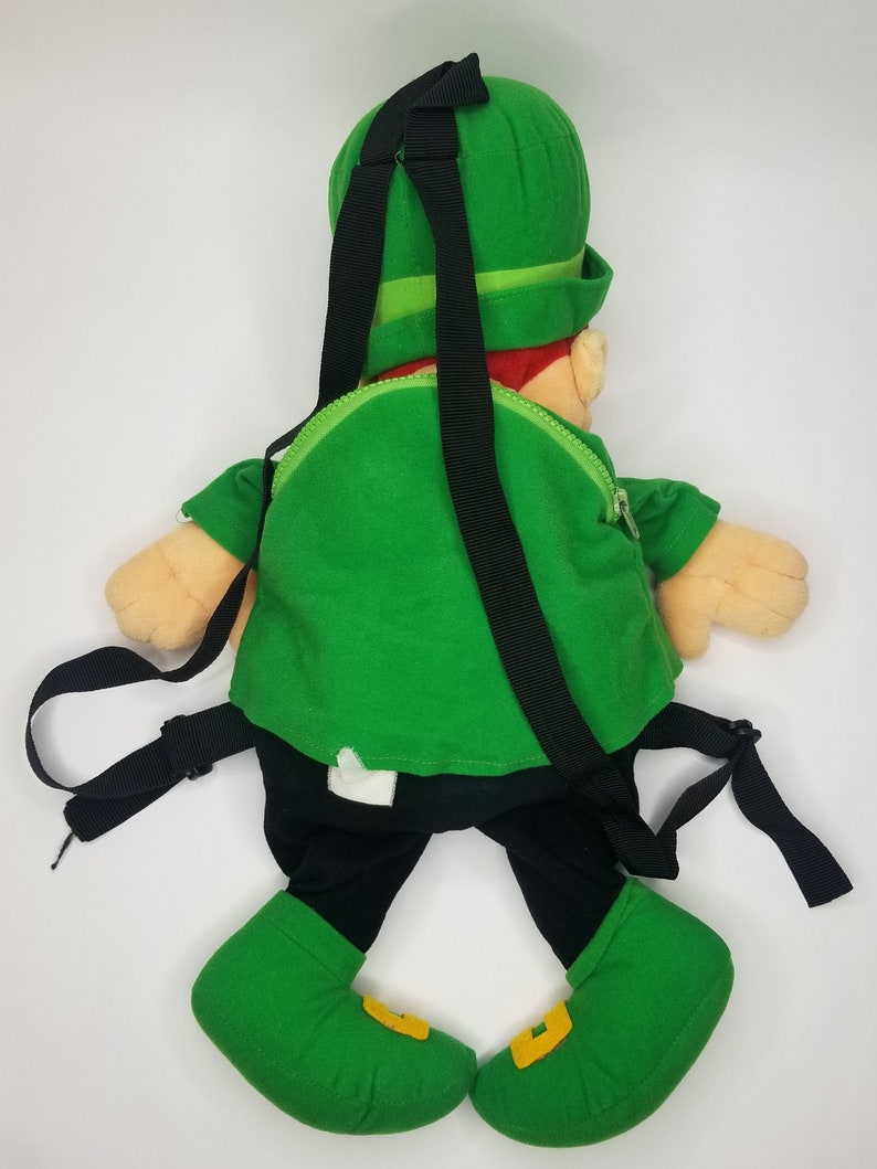 Rare 90s Lucky Charms Plush Backpack Green leprechaun Bag Etsy