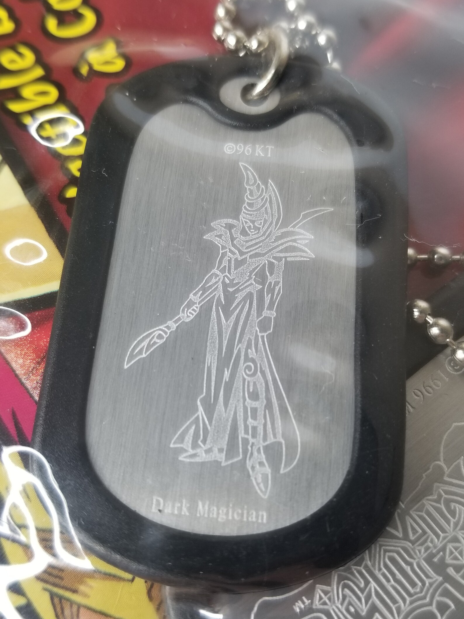 Rare Yugioh Dark Magician Dog Tag Vintage 90s Kid Nostalgia Etsy