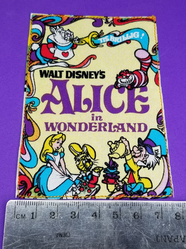 Walt Disney's Alice in Wonderland Iron On Patch Applique | Etsy