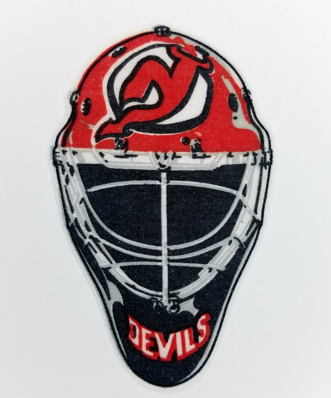 Vintage New Jersey Devils Iron On Patch Patches Applique 90s Etsy
