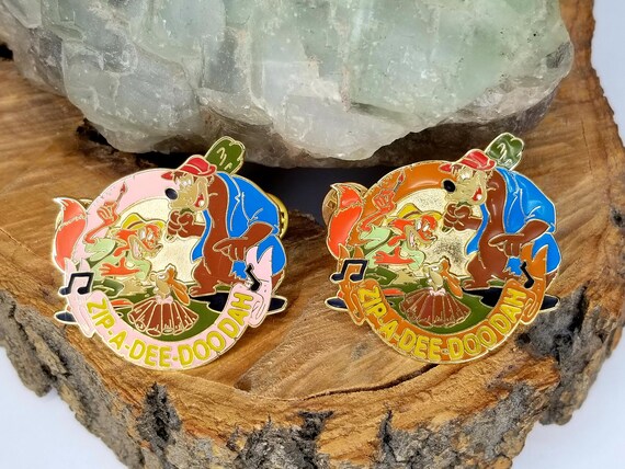 Rare HTF Splash Mountain Disney Pin Zip-A-Dee-Doo-