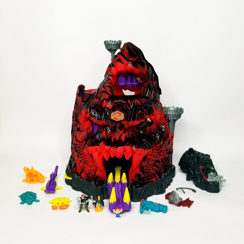 1992 Mighty Max Trapped in Skull Mountain Playset Near Etsy