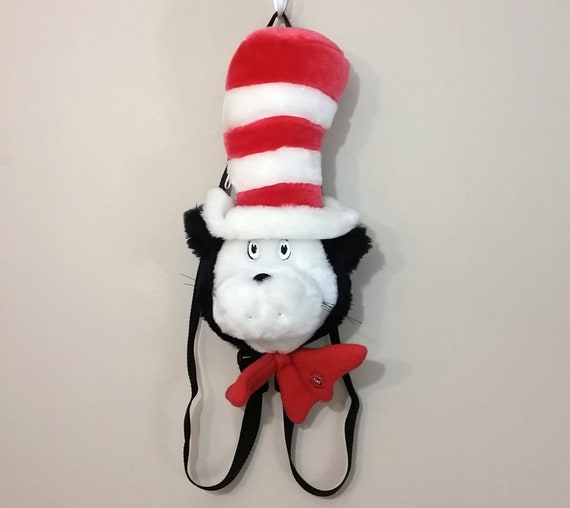 vintage cat in the hat stuffed animal