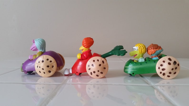 Vintage Fraggle Rock McDonald/'s Happy Meal Toys 1988 Henson Vintage Lot Cars Miniatures 80s 90s Fast Food Gift The Muppets