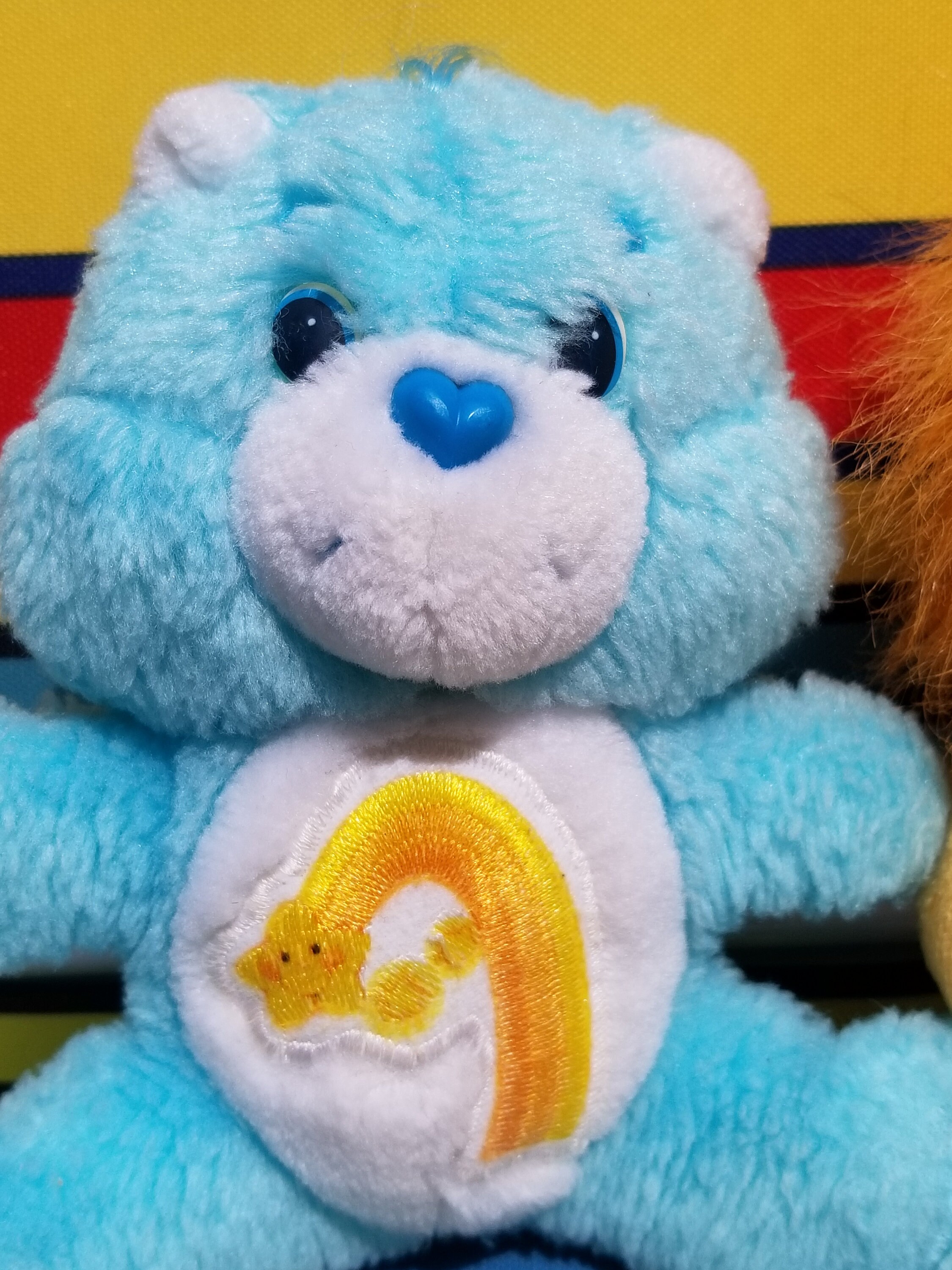Vintage Care Bears Wish Bear & Brave Heart Lion Plush Etsy