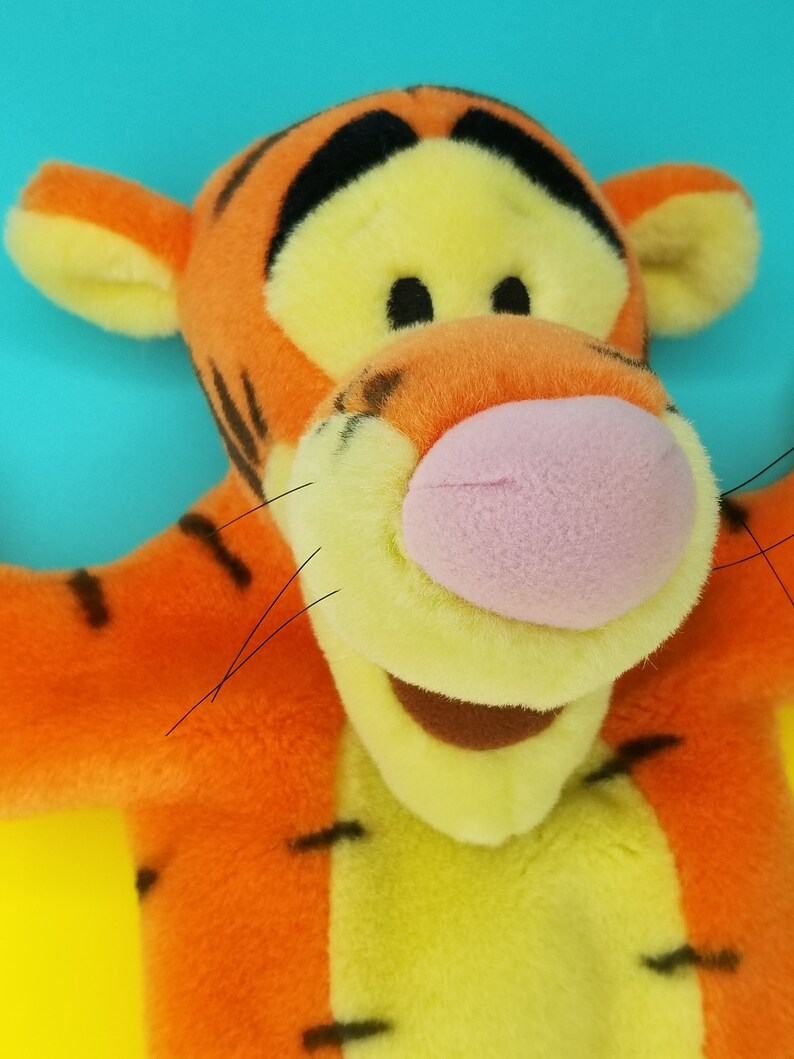 Vintage Tigger Hand Puppet Plush Stuffed Animal Pig Toys 90s | Etsy