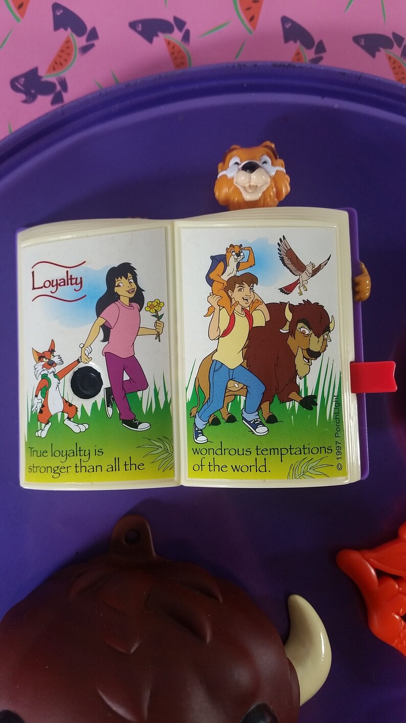 1997 Adventures from the Book of Virtues Wendy's Kids Meal ...