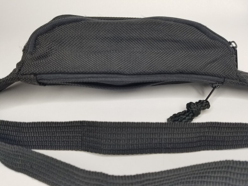 Vintage Black DUNE Fanny Pack Pouch Vintage Large Bum Bag Belt Mens Womens 90s Aesthetic Travel Cali Hiking Sand Dunes Desert Gift