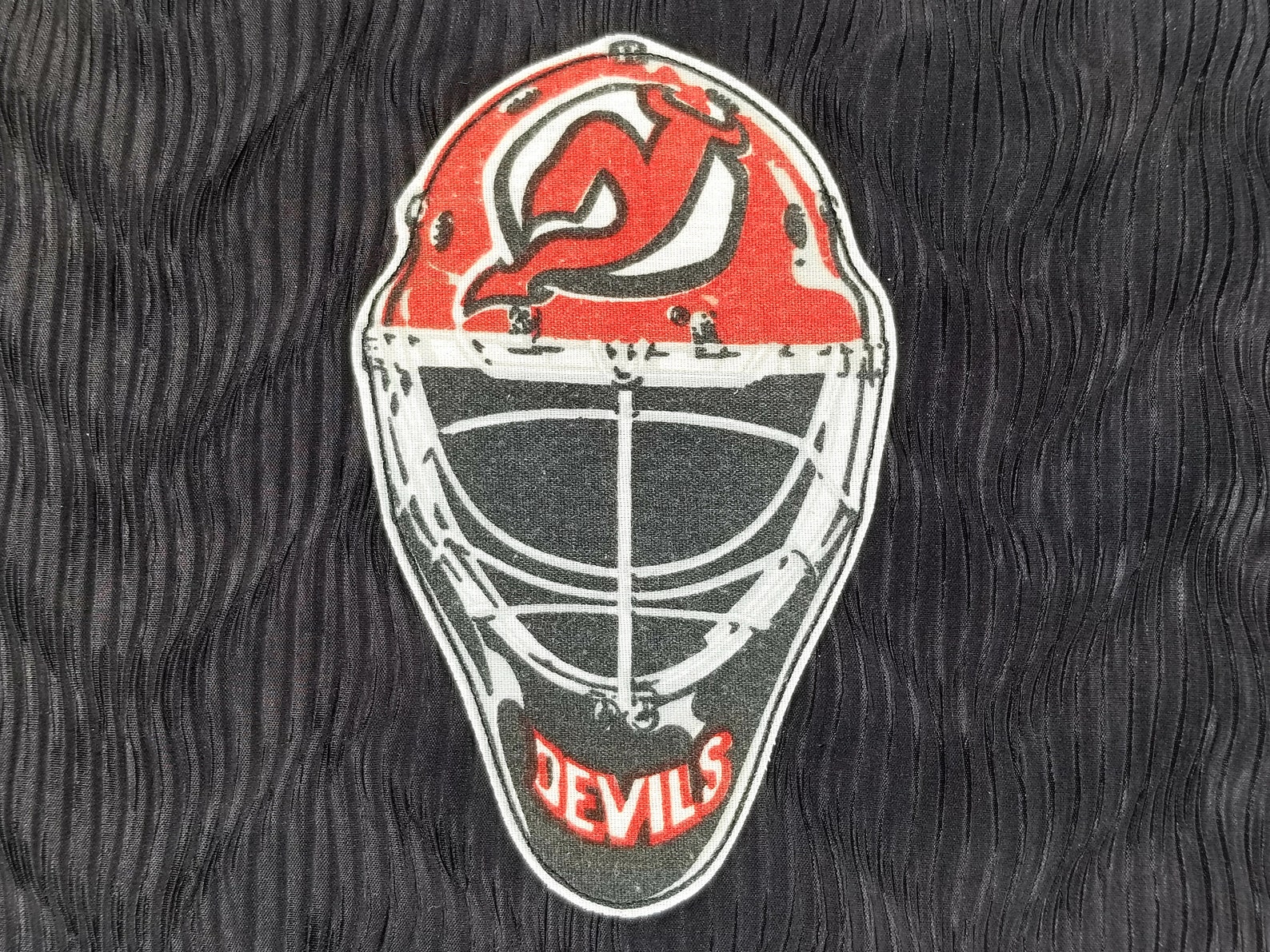 Vintage New Jersey Devils Iron On Patch Patches Applique 90s Etsy